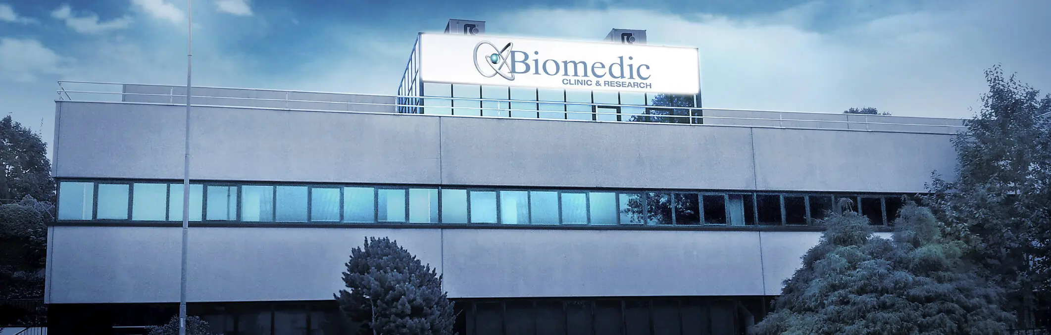 La sede Biomedic in via Belvedere a Villa Guardia